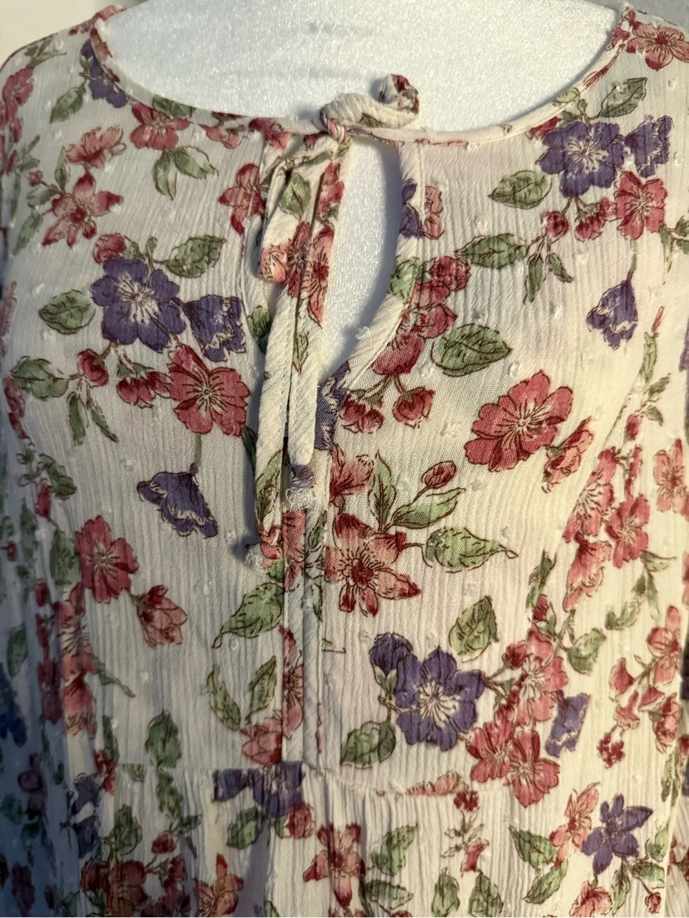 Paper Moon Brand Long Sleeve Floral Women’s Blouse Size 1X - Picture 4 of 8